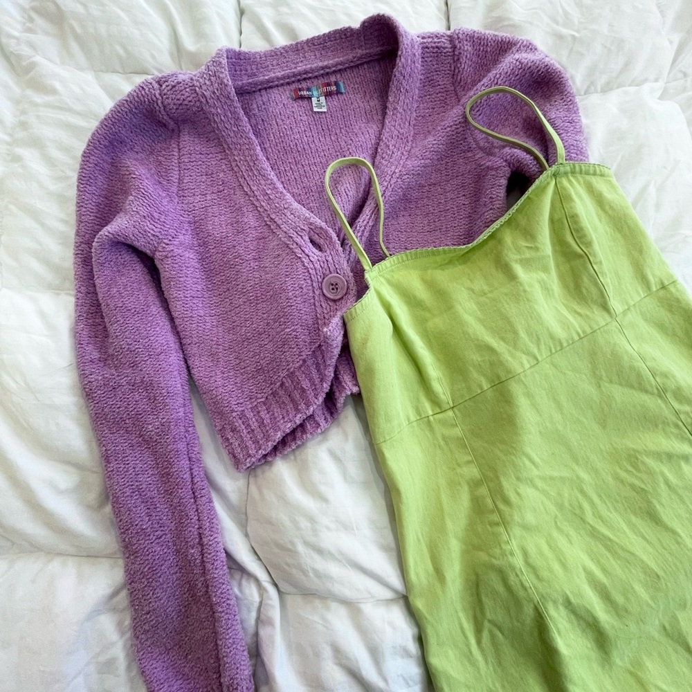 Purple Fuzzy Urban Outfitters Sweater